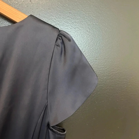 Monsoon London NWT dress  size 6 (10 UK) beautiful nylon blend and shimmery gray - Picture 3 of 13